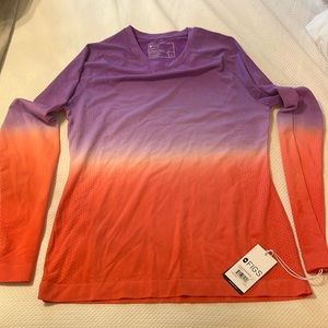 BNWT FIGS Salta Underscrub Long Sleeve Top - Size Large Ombré